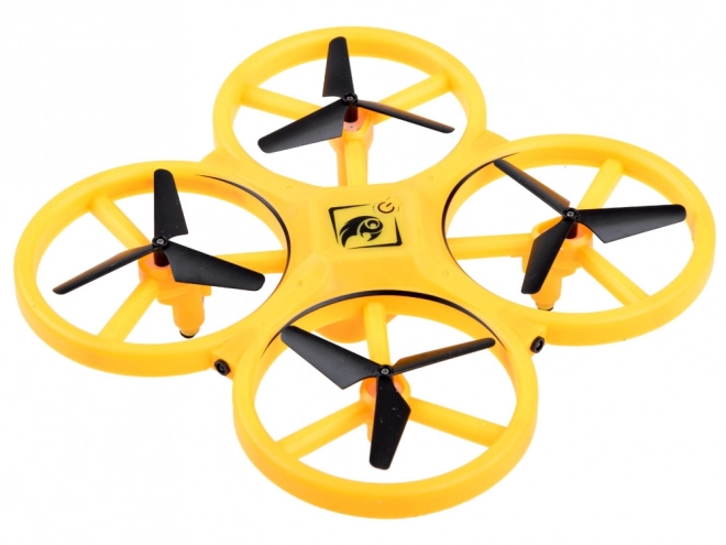 Hand Gesture Drone with LED Lights – Yellow