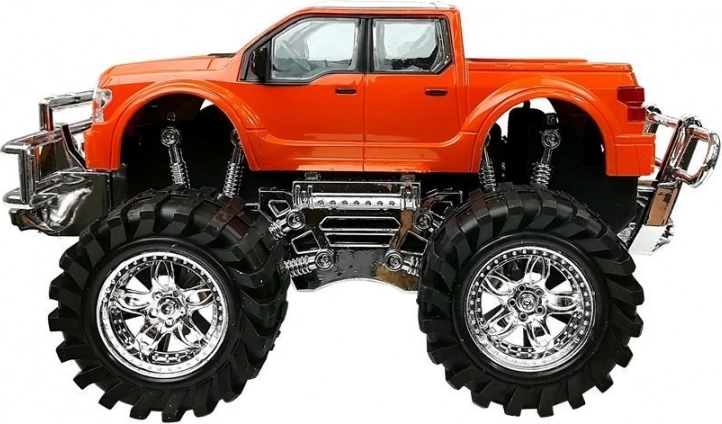 Off-road monster truck with giant wheels