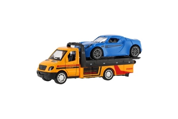 Tow Truck with Pull-Back Car