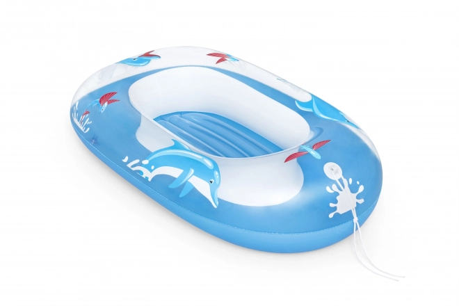 Inflatable Dolphin Boat for Kids 3+