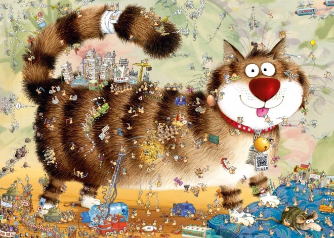 HEYE 1000 darabos Macskán puzzle