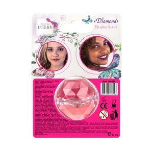 Lukky lucidalabbra a diamante 2-in-1, gusto dolce, colori: chiaro