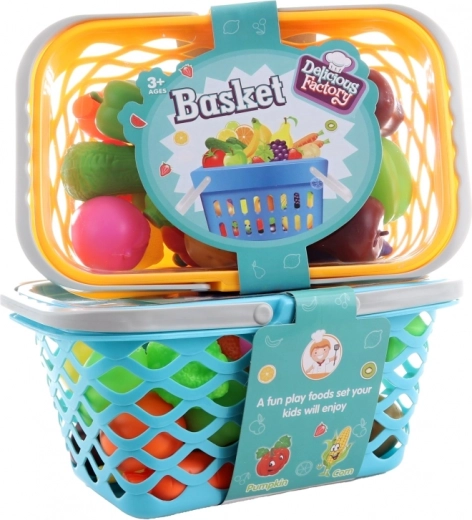 Praktikus kosár fedéllel és fülekkel