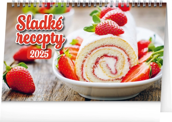 Notique Sweet Recipes 2025 Desk Calendar