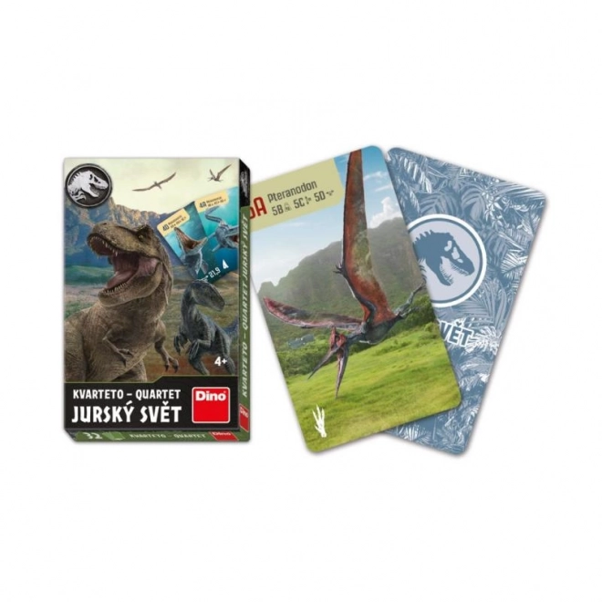 Jurassic World Quartet Card Game