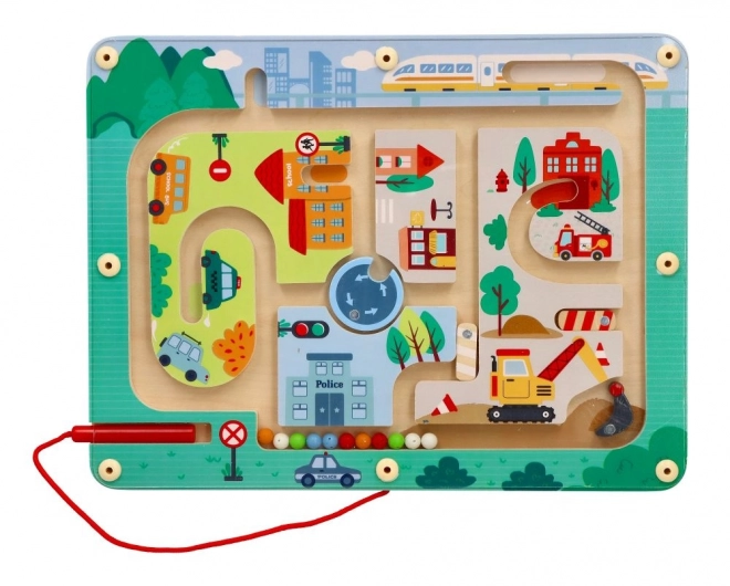 Magnetic Maze for Vehicles