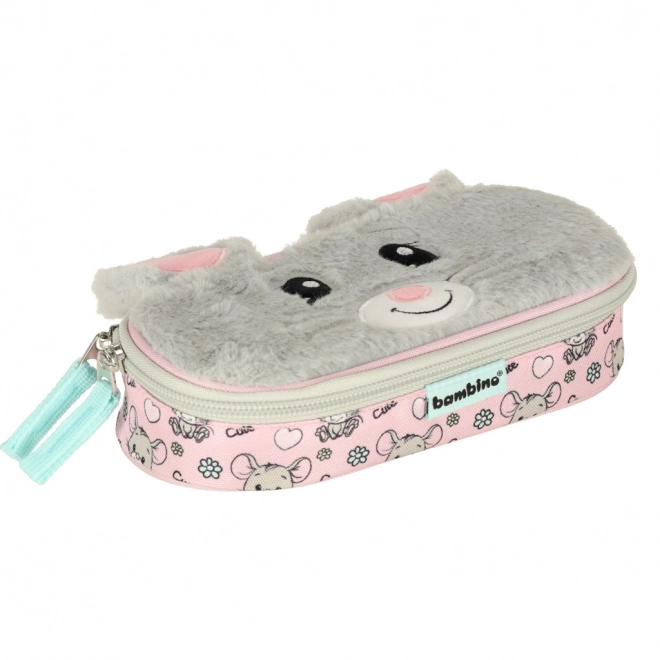 Sturdy Mouse Pencil Case for School