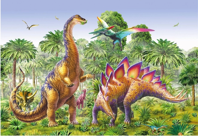 Dinosaur Battle Puzzle Set