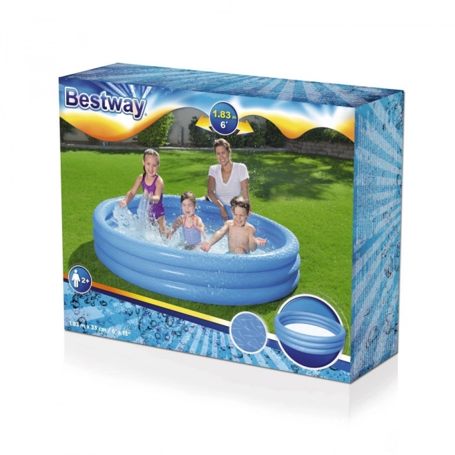 Inflatable Children's Garden Pool Blue