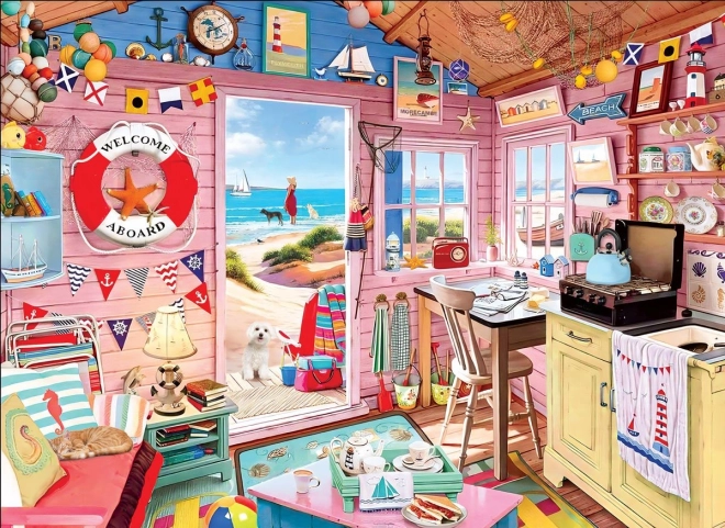 Eurographics seaside cottage puzzle 1000 pieces