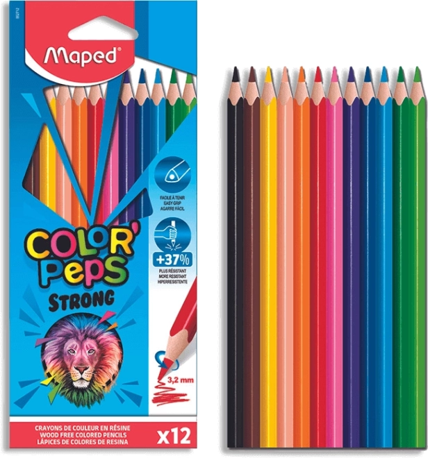 Maped Color Peps Strong Pastel Pencils Set