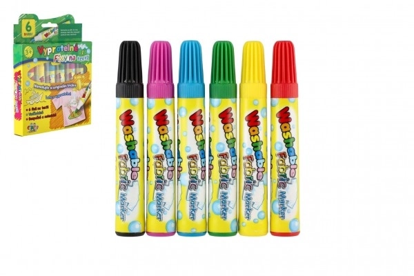 Washable Fabric Markers Set of 6