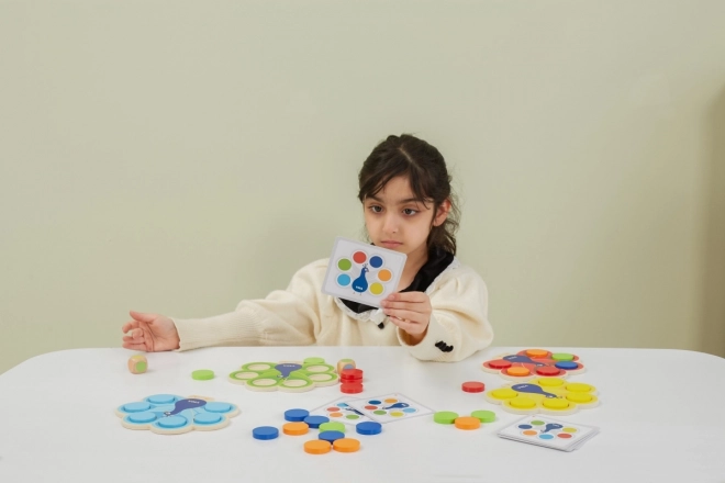 Colorful Peacock Wooden Game