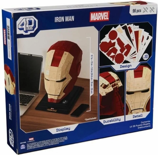 Iron Man 4D Puzzle Helmet