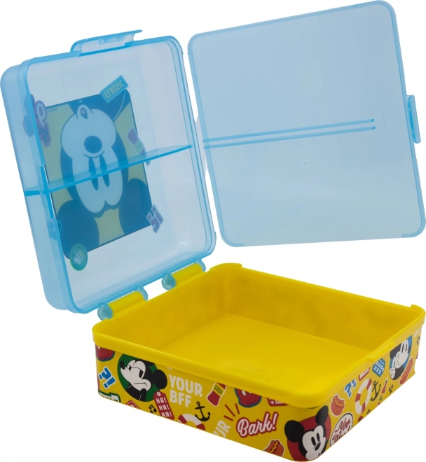 Lunch Box with Compartments Mickey Mouse