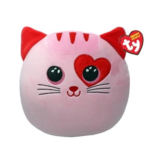 Pink Squishy Cat Plush by TY