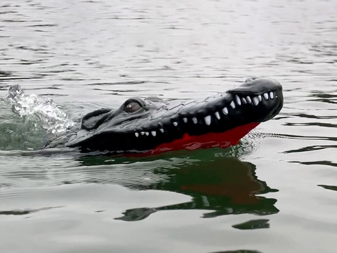 Remote Controlled Crocodile Boat – Yellow