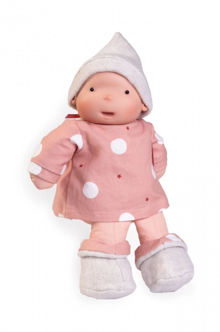 Organic Baby Doll Ariel with Soft Fabric Body - 26 cm