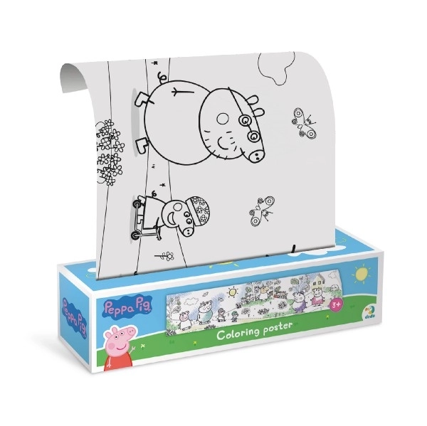 Coloring Poster Peppa Pig