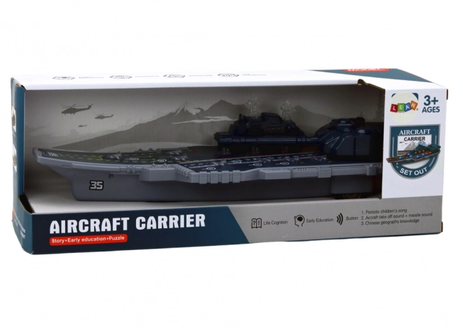 Aircraft Carrier Military Ship Toy with Aircrafts