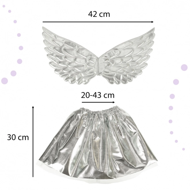 Silver Unicorn Costume with Skirt and Headband