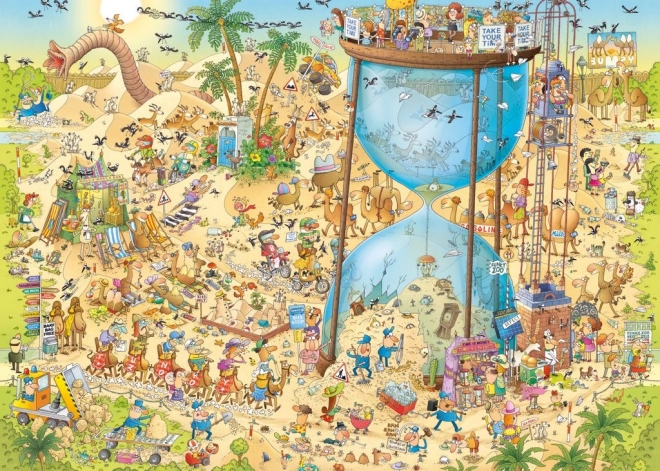 Heye puzzle Crazy Zoo: Desert Exhibit