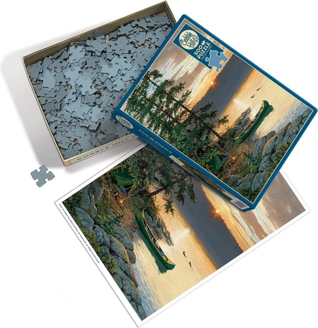 Cobble Hill canoe lake puzzle 500 pieces