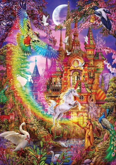 Rainbow Castle Puzzle 500 Pieces