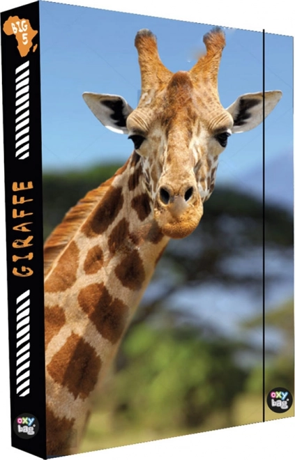 Jumbo A4 Notebook Storage Box Giraffe