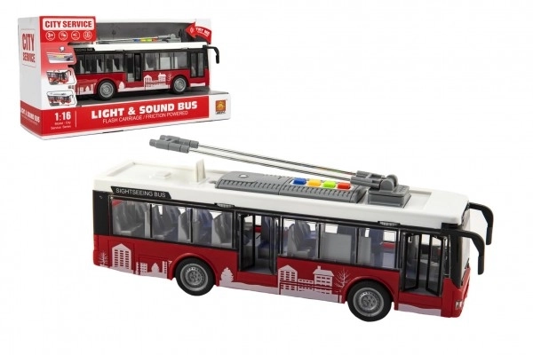 City Bus Toy with Light and Sound