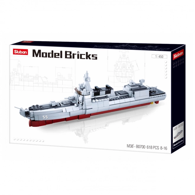 Sluban torpedo boat building set