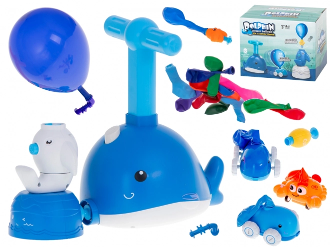 Aerodynamic Balloon Launcher Car Set