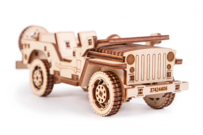 Wooden 3D Puzzle Jeep