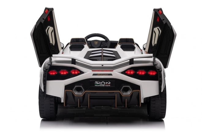 Ružové vozidlo Lamborghini Sian – Biele