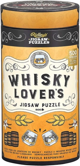 Ridley's Games Puzzle for Whisky Lovers 500 Pieces