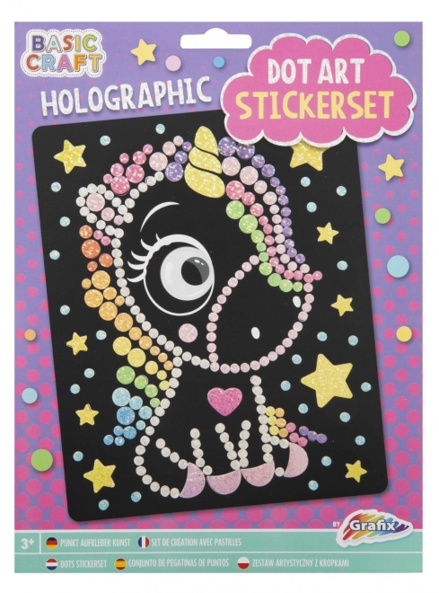 Holographic Unicorn Mosaic Set