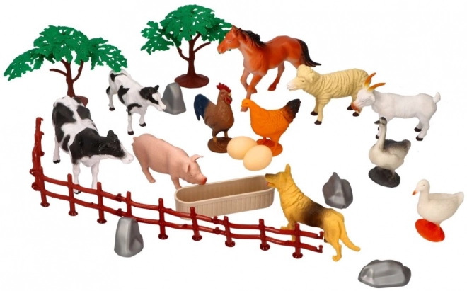 Farm-Themed Figurines and Accessories Set