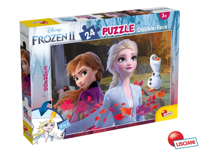 Frozen Double-Sided Puzzle 24 Pieces