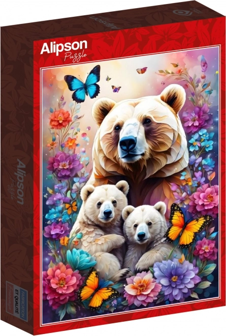 Puzzle Alipson Amore Materno: Orsi 1000 Pezzi