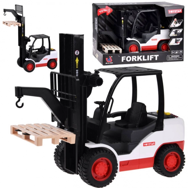 Large Toy Forklift with Sound and Rubber Tires