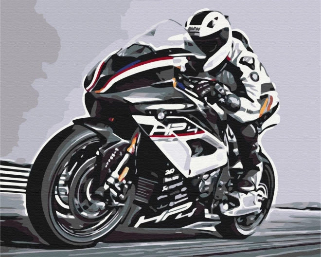 Diamond Painting Road Motorcycle 30x40cm