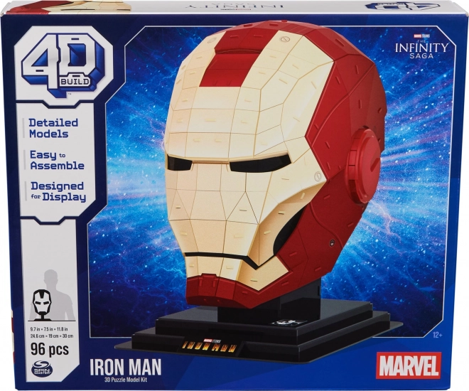 Iron Man 4D Puzzle Helmet