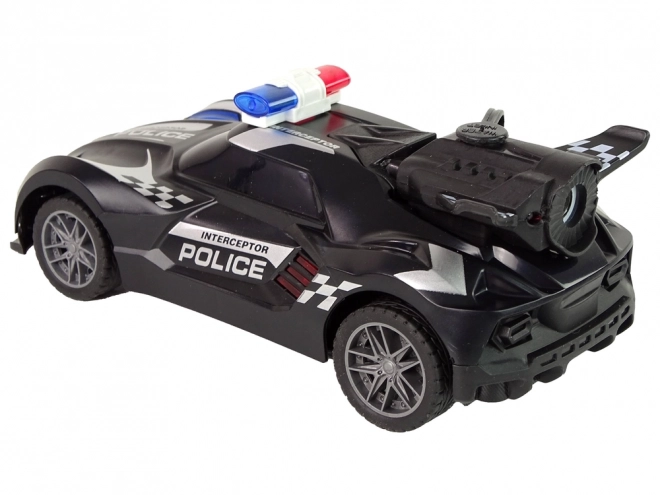Remote Control Police Car Black
