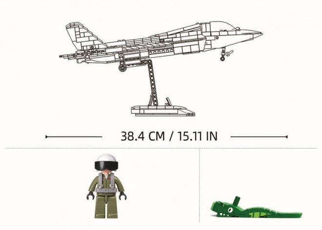 Sluban Stealth Aircraft Metal Building Set