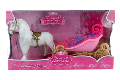 Horse Carriage for Dolls with Battery Operation