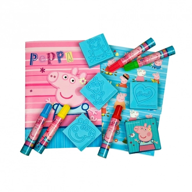 Peppa Pig stamp set for creative play