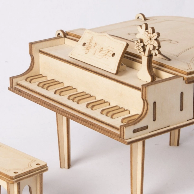 Wooden 3D Puzzle Grand Piano