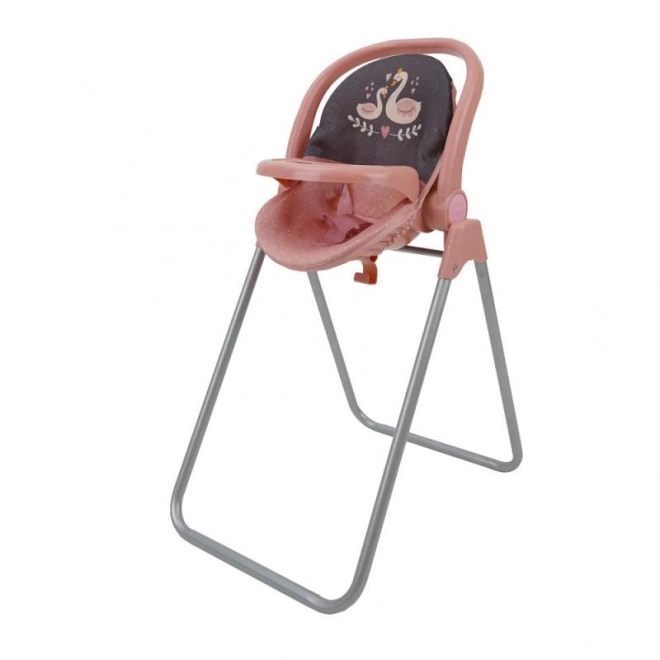 3-in-1 Set: High Chair, Rocker, Car Seat - Swan