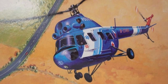 Helicopter Mi-2 Police Building Kit