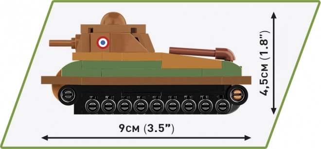 Cobi Historical Collection Somua S-35 Tank Model